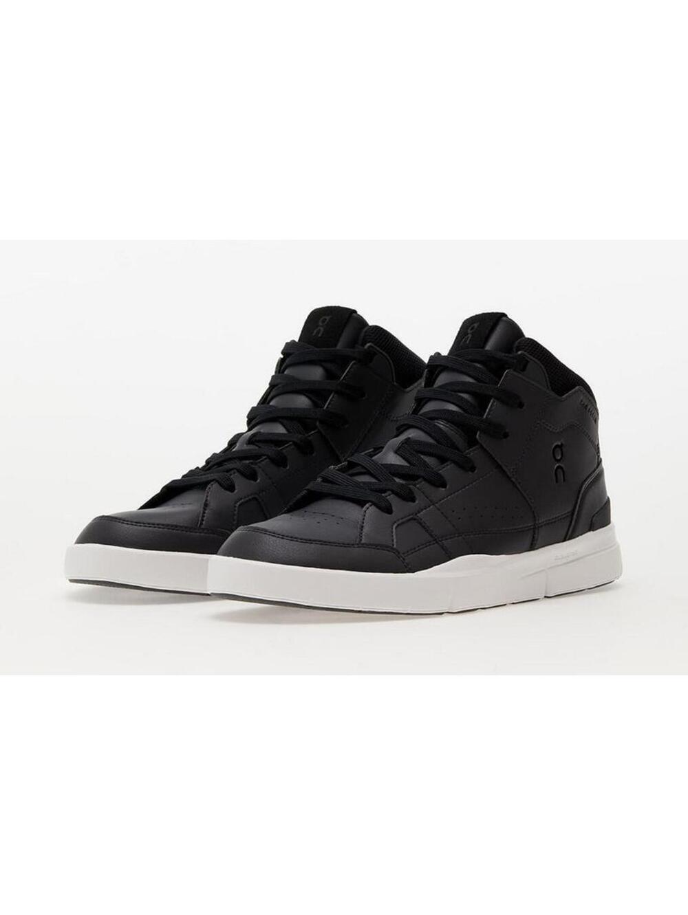 NEW On Cloud The Roger Clubhouse Mid "Black/Eclipse" Shoes Sz 5.5W, DS USA